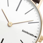 Cesare 42 Gold White Brown - begränsad upplaga - Lambretta Watches - Lambrettawatches