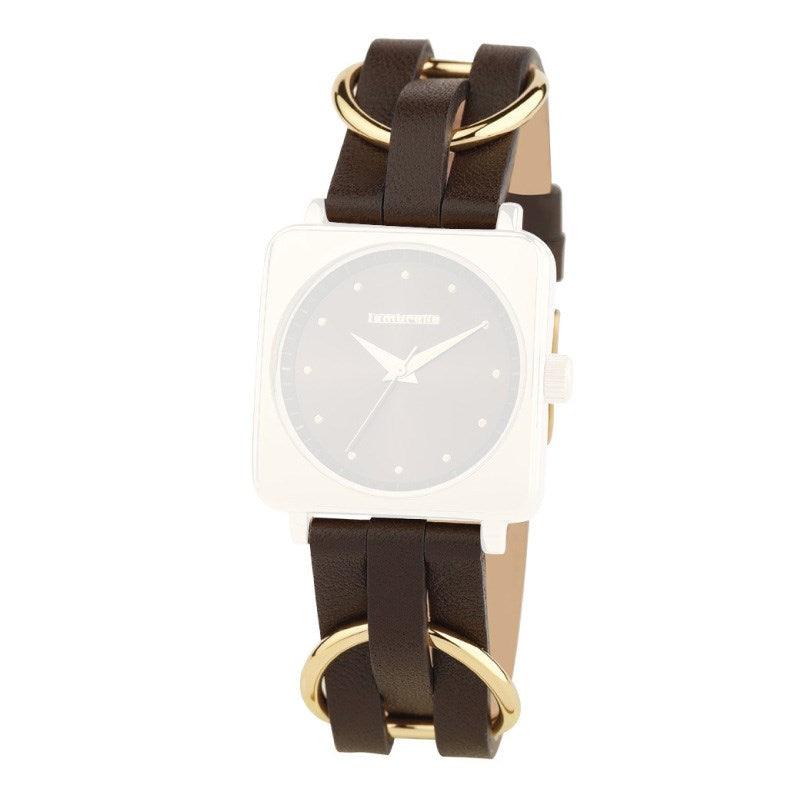 Läderrem Cassola Lady Brown/Gold (18mm) - Lambretta Watches - Lambrettawatches